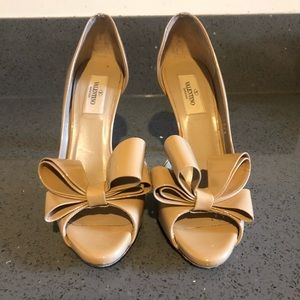 Valentino D’Orsay Couture Bow Pumps